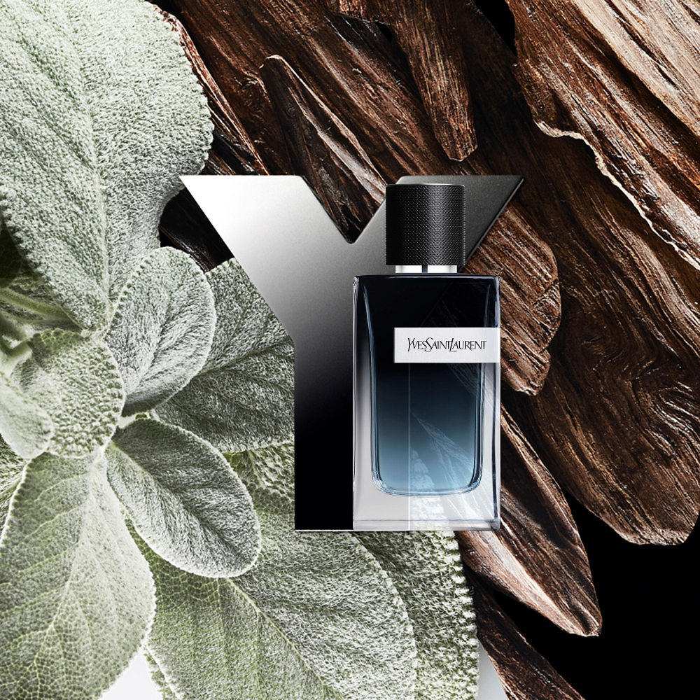 Y Eau De Parfum With Clean Geranium, Vibrant Sage And Sensual Woody Essence