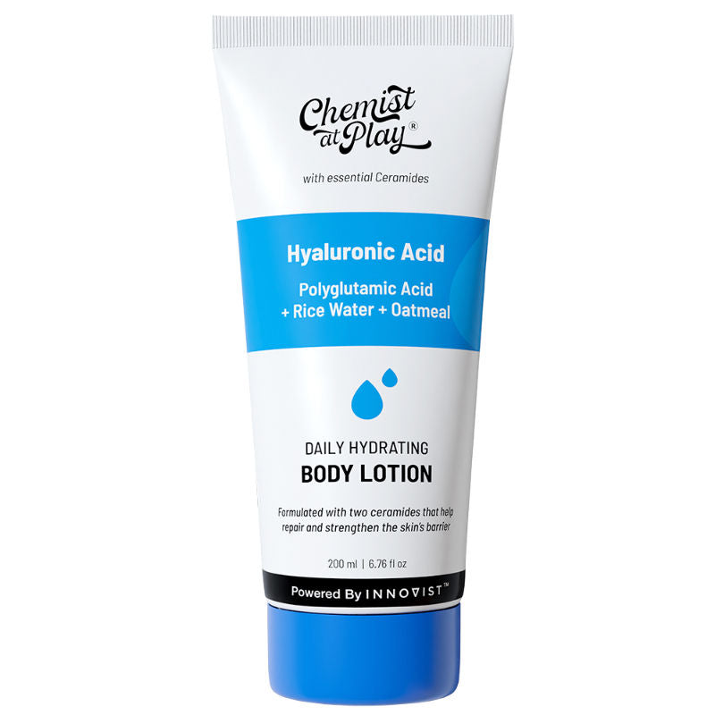 Hydrating Body Lotion with Rice Water & Hyaluronic Acid, Moisturizer for Dry Skin
