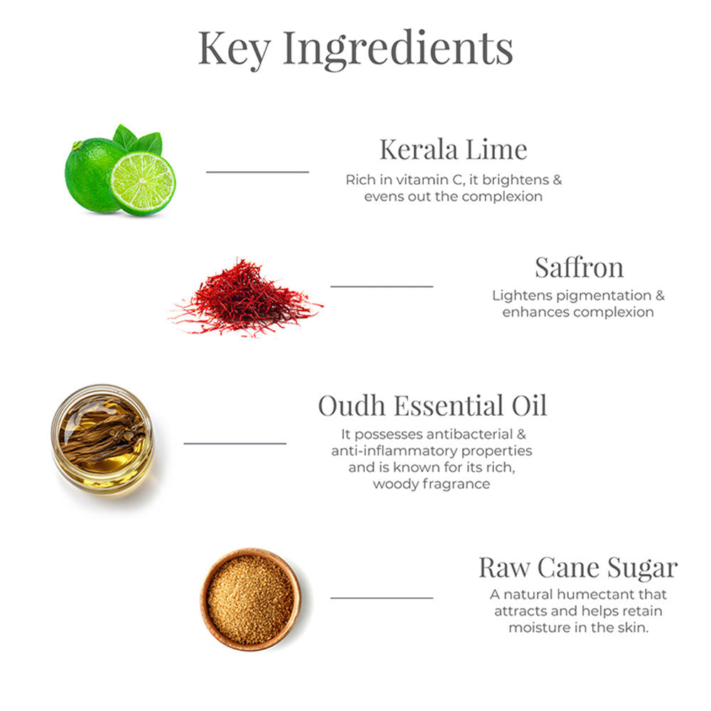 Lime Saffron & Oudh Ayurvedic Luxury Handmade Soap