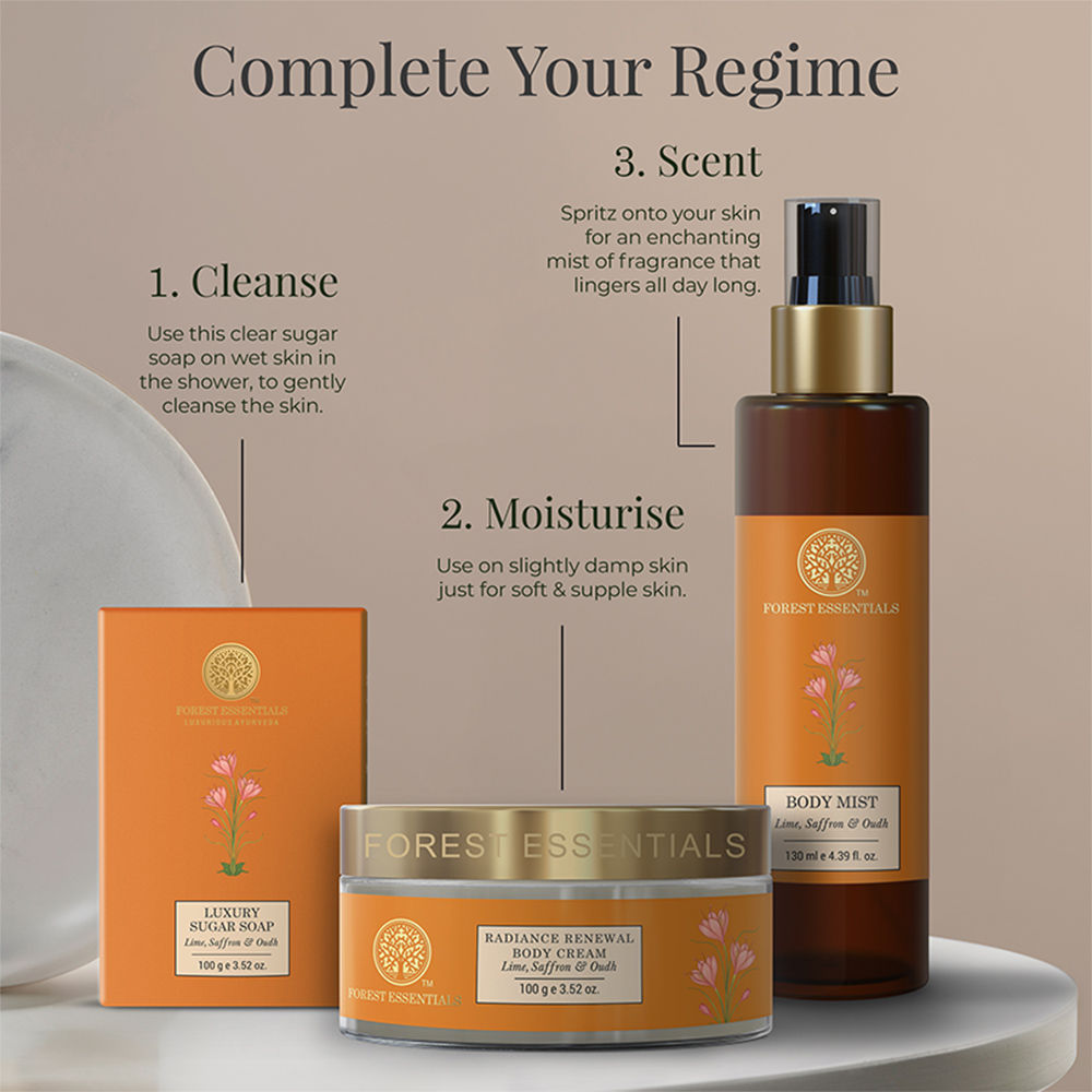 Radiance Renewal Lime Saffron & Oudh Ayurvedic Body Cream