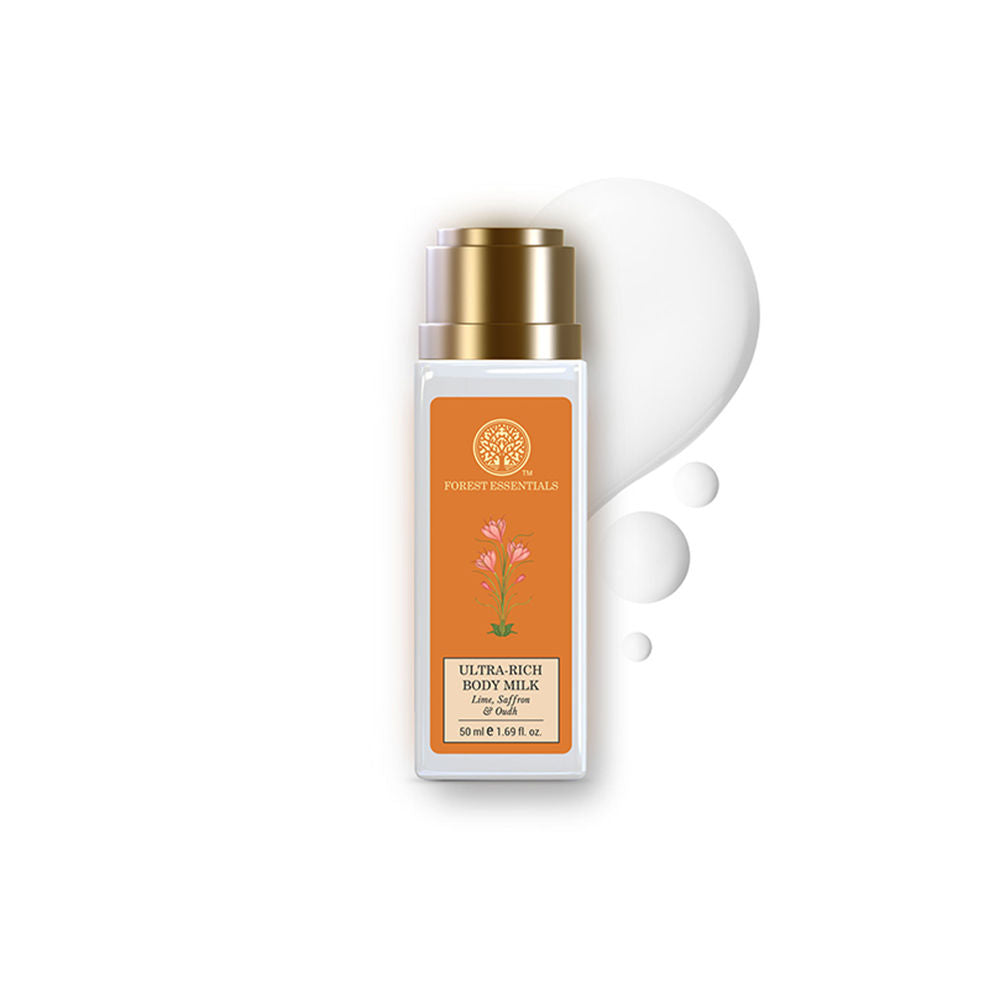Ultra-Rich Lime Saffron & Oudh Natural Body Milk - 50ml
