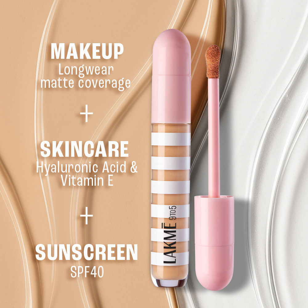 9to5 Hya Beach Edit Color Correcting Concealer, SPF 40, Buildable Matte
