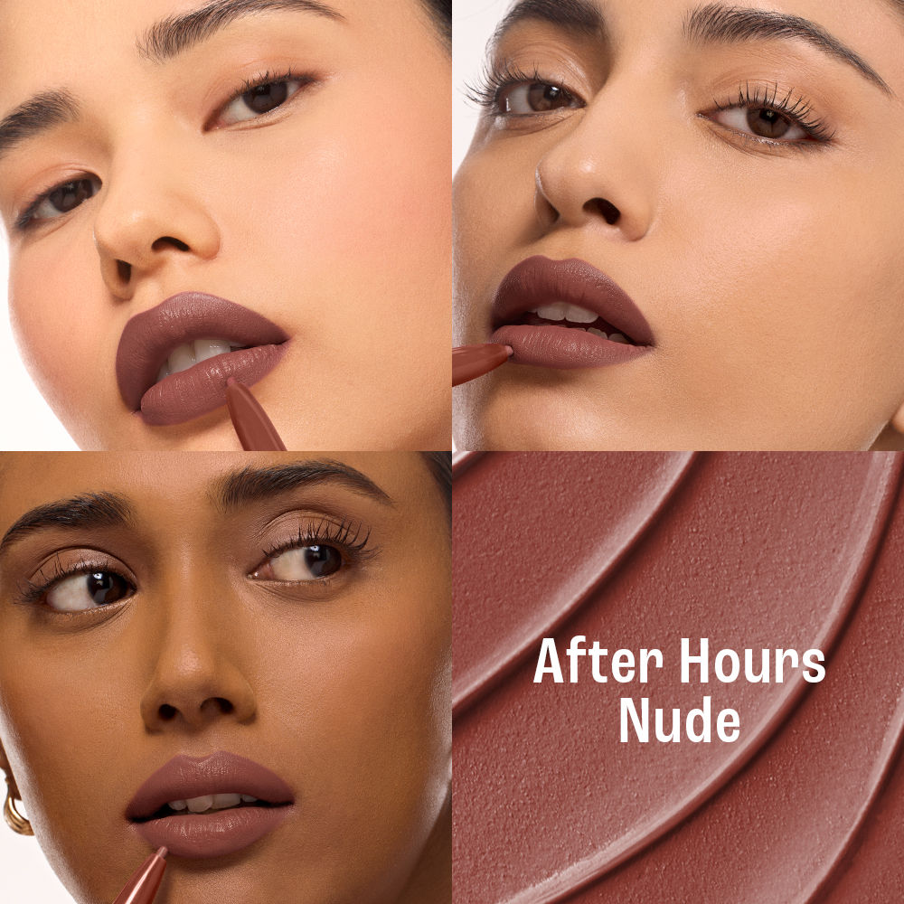 9to5 Hya Beach Edit, Lipstick + Liner Duo, SPF 30, Hydrating Matte