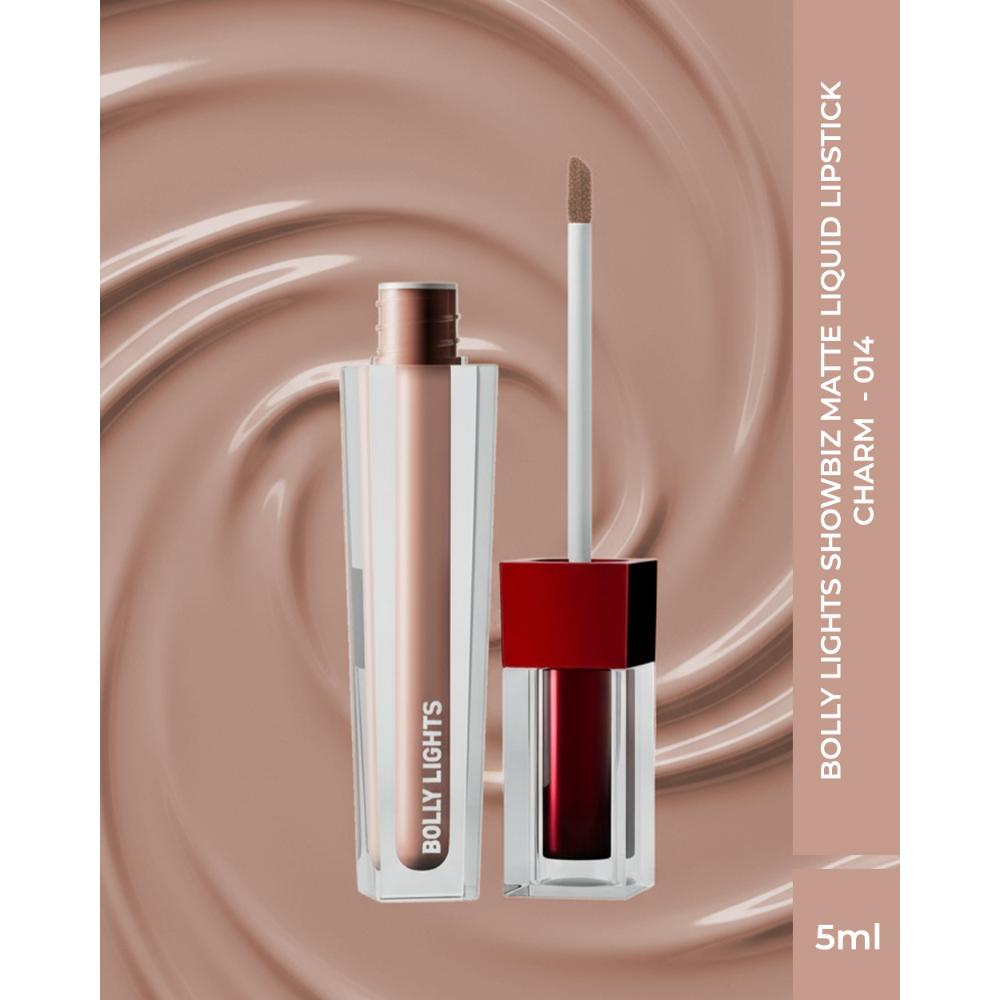 Bolly Lights Showbiz Matte Liquid Lipstick - Charm - 014