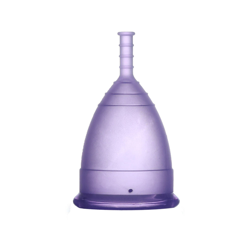 100% Medical Grade Silicone Menstrual Cup Ultra Soft Purple-Small