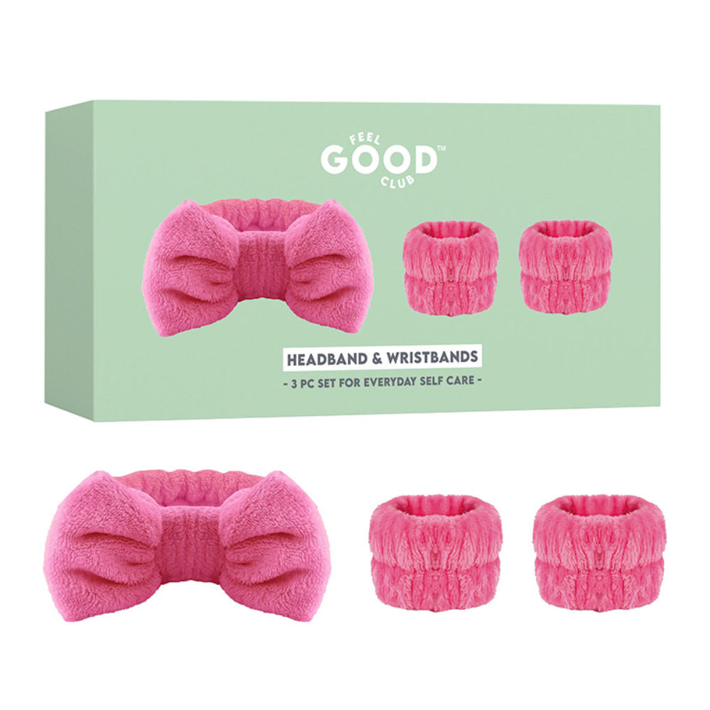 Headband & Wristbands - Ultra Soft Set For Face Wash Skincare Makeup & Spa (3pcs)