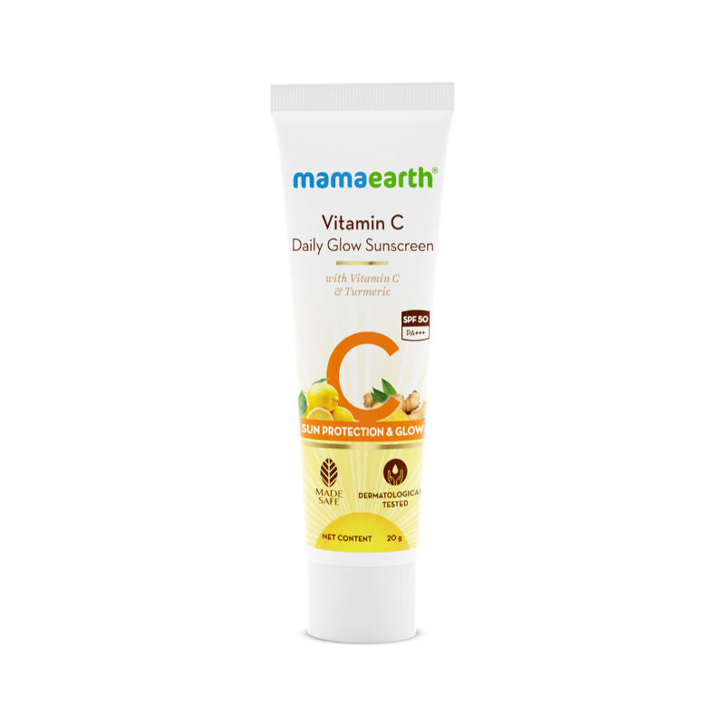 Vitamin C Daily Glow Sunscreen With Vit C & Turmeric For Tan Protect... - In-Vivo tested - 20 g
