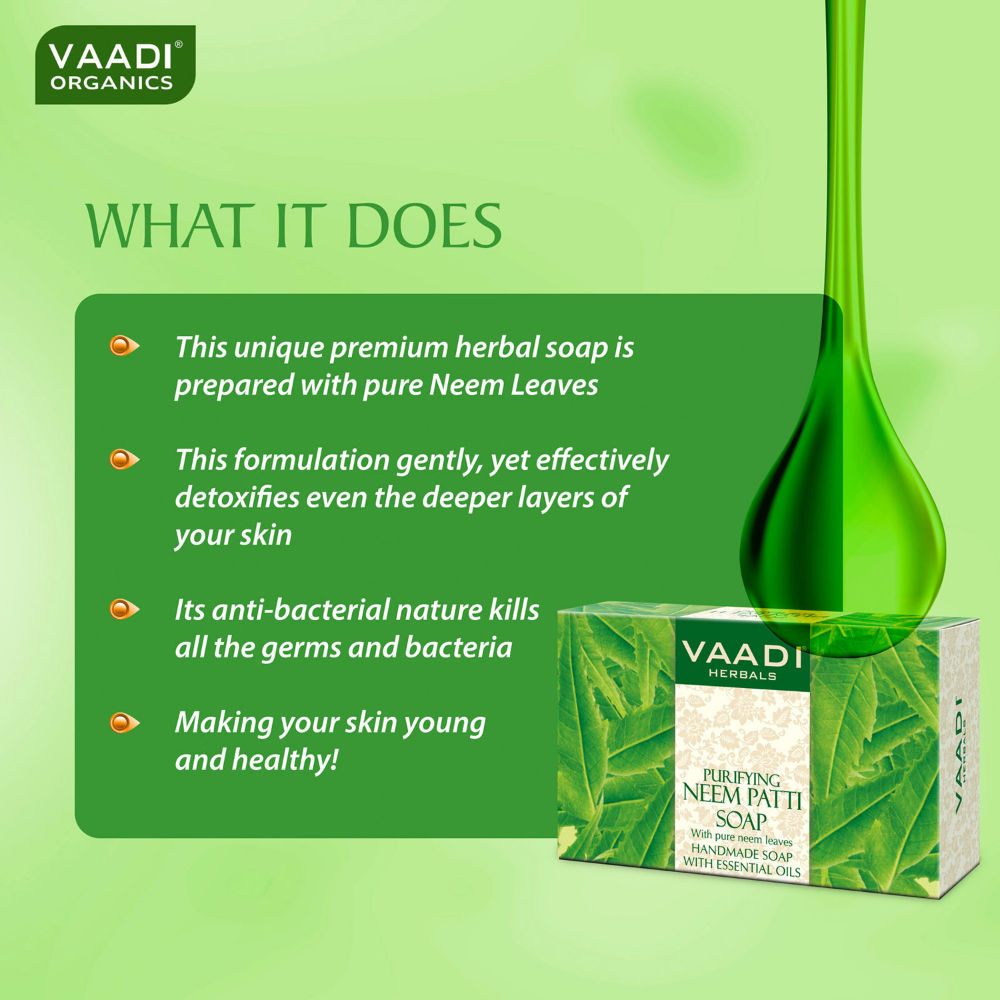 Neem Patti Soap - Contains Pure Neem Leave