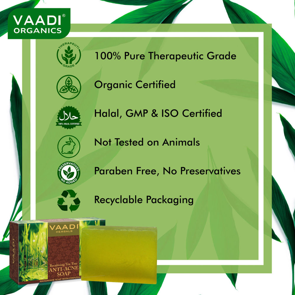 Anti-Acne Soap With Becalming & Tea Tree Oil