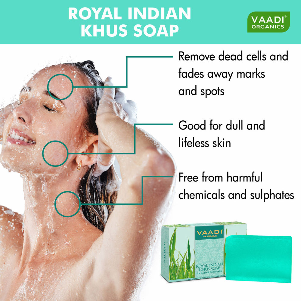Royal Indian Khus Soap for Radiant Complexion