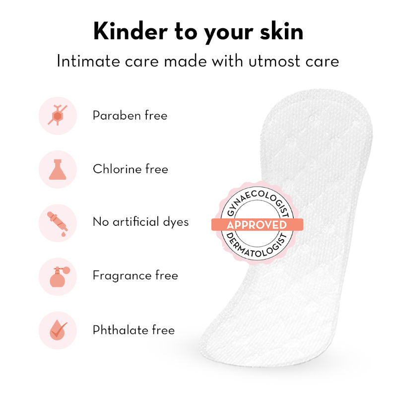 Daily Use Ultra Soft Large Panty Liners - Paraben & Fragrance - Free 30 Pcs