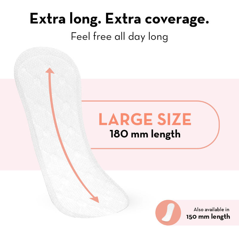 Daily Use Ultra Soft Large Panty Liners - Paraben & Fragrance - Free 30 Pcs