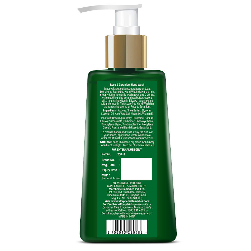 Hand Wash With Rose & Geranium