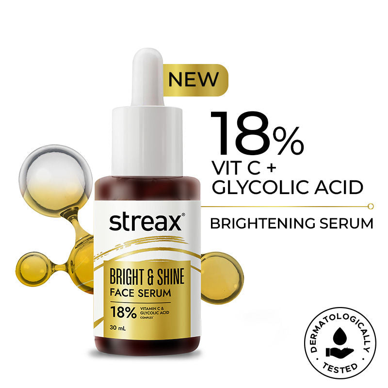 Bright & Shine Face Serum For Brightening, Dark Spots Reduction