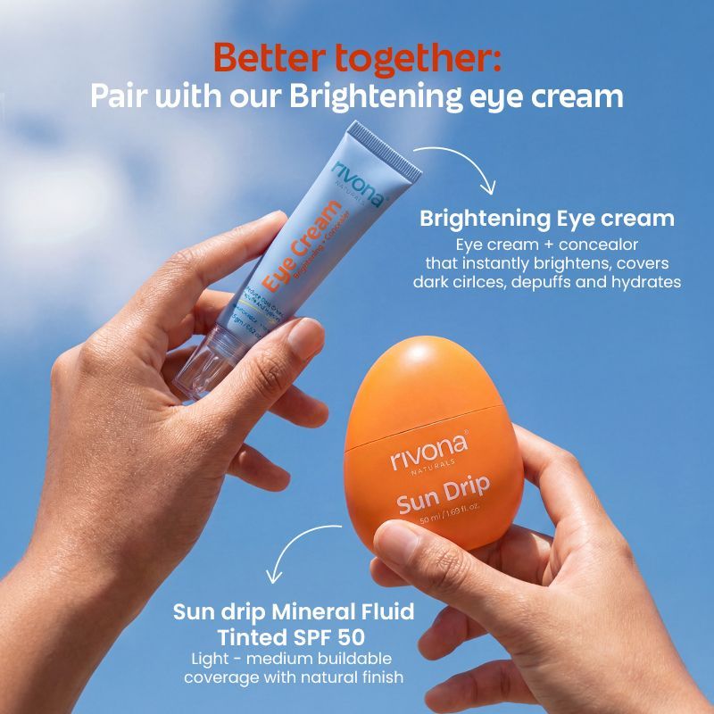 Sundrip 100% Mineral Fluid Tinted Sunscreen SPF 50 PA ++
