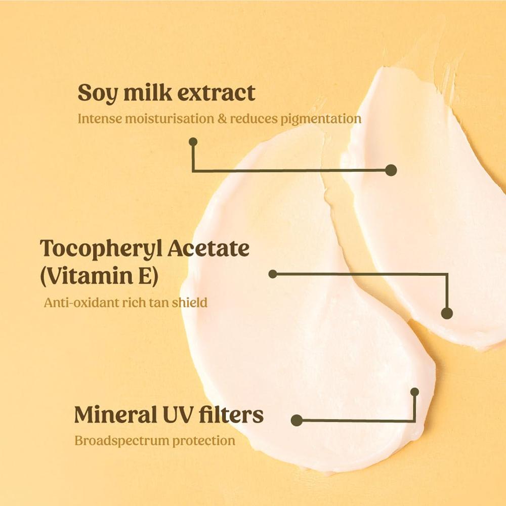 Spf 30 Milk Lip Balm With Uva-Uvb Protection, Enriched With Soy Milk & Vitamin E