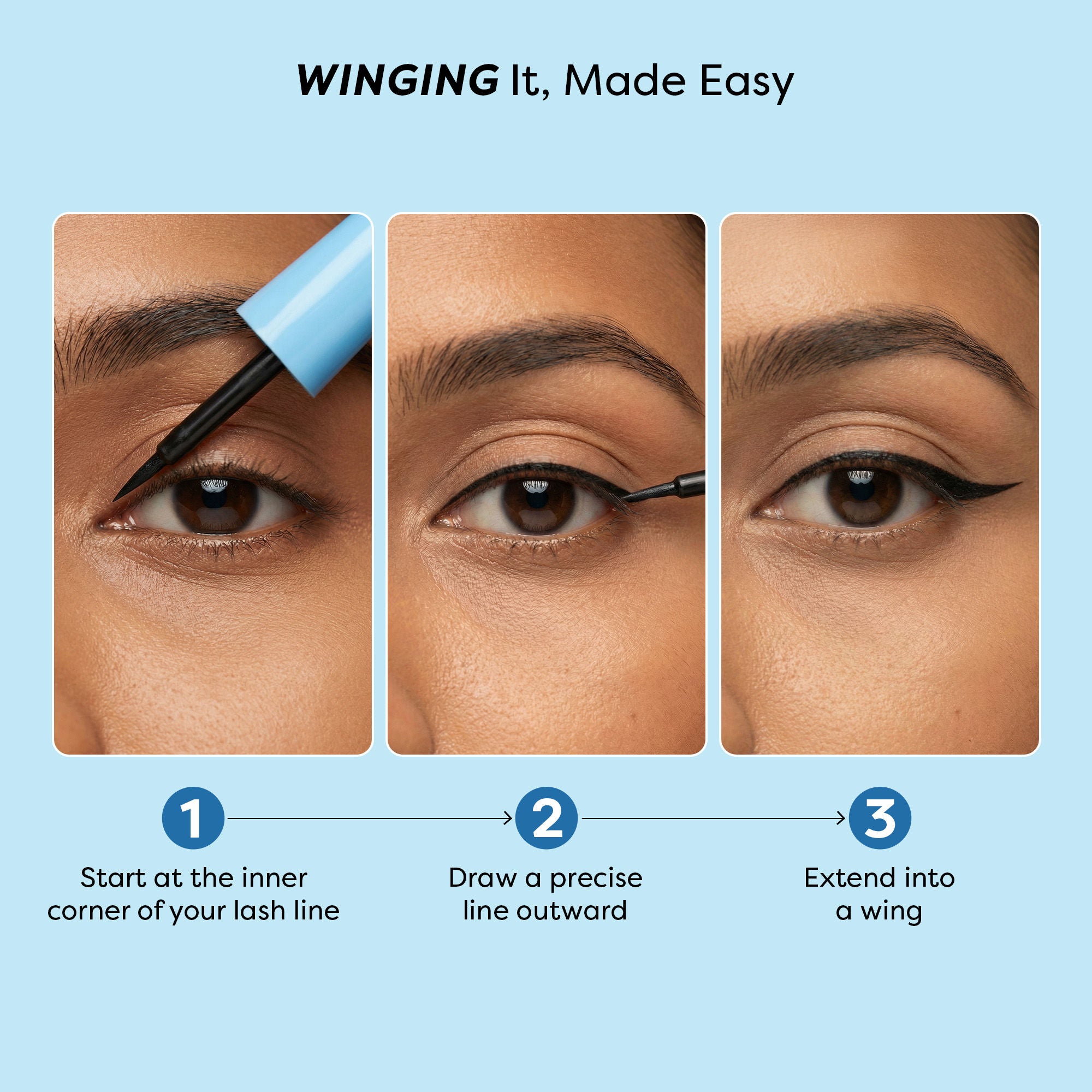 Matte Finish Eyeliner Upto 24 Hrs wear Smudge-Proof, Water-Resistant, Quick Drying