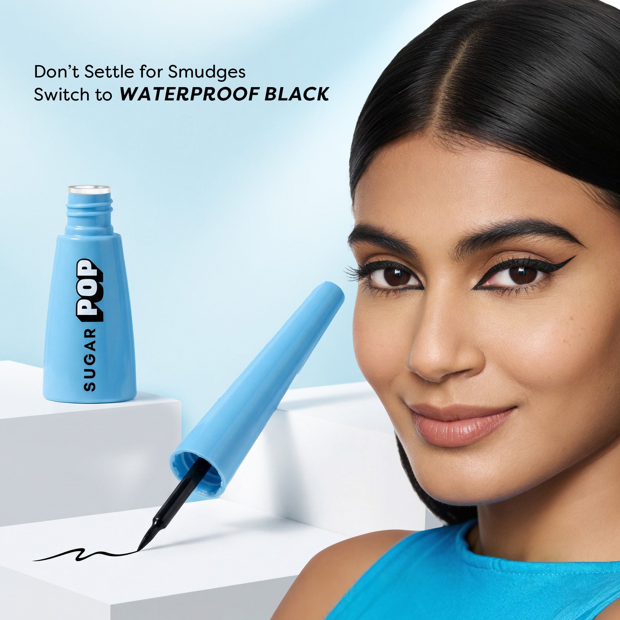Matte Finish Eyeliner Upto 24 Hrs wear Smudge-Proof, Water-Resistant, Quick Drying