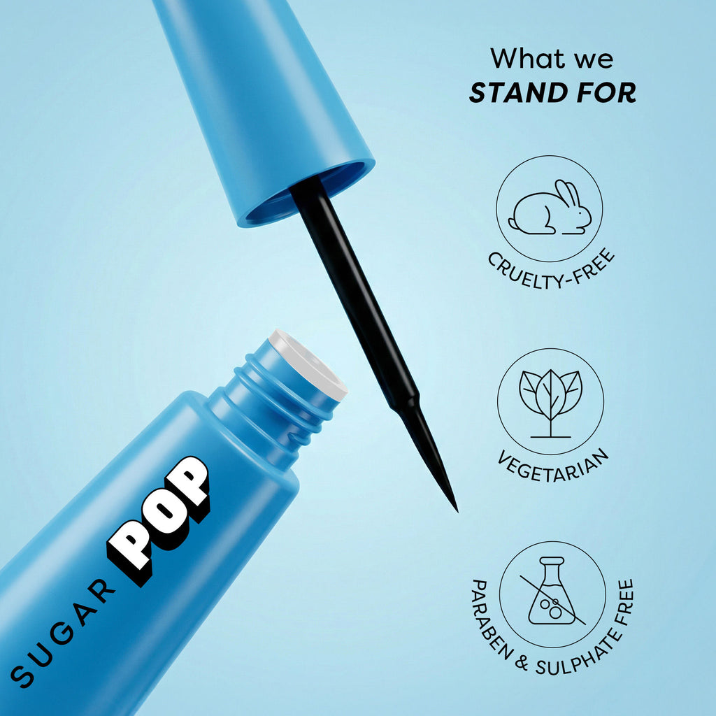Matte Finish Eyeliner Upto 24 Hrs wear Smudge-Proof, Water-Resistant, Quick Drying