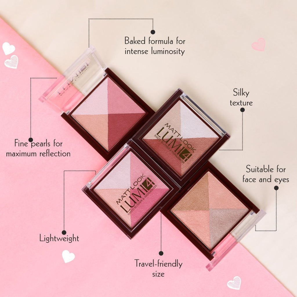 Lumi 4 Baked Blusher & Highlighter