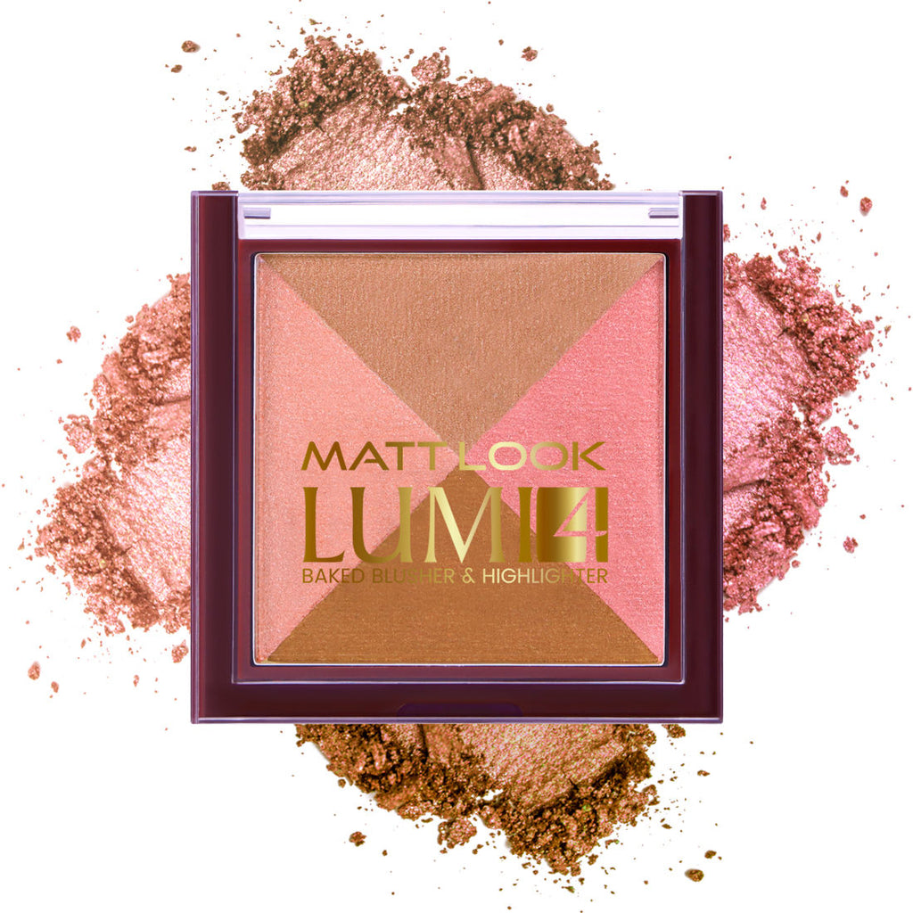Lumi 4 Baked Blusher & Highlighter - Fresh Glow