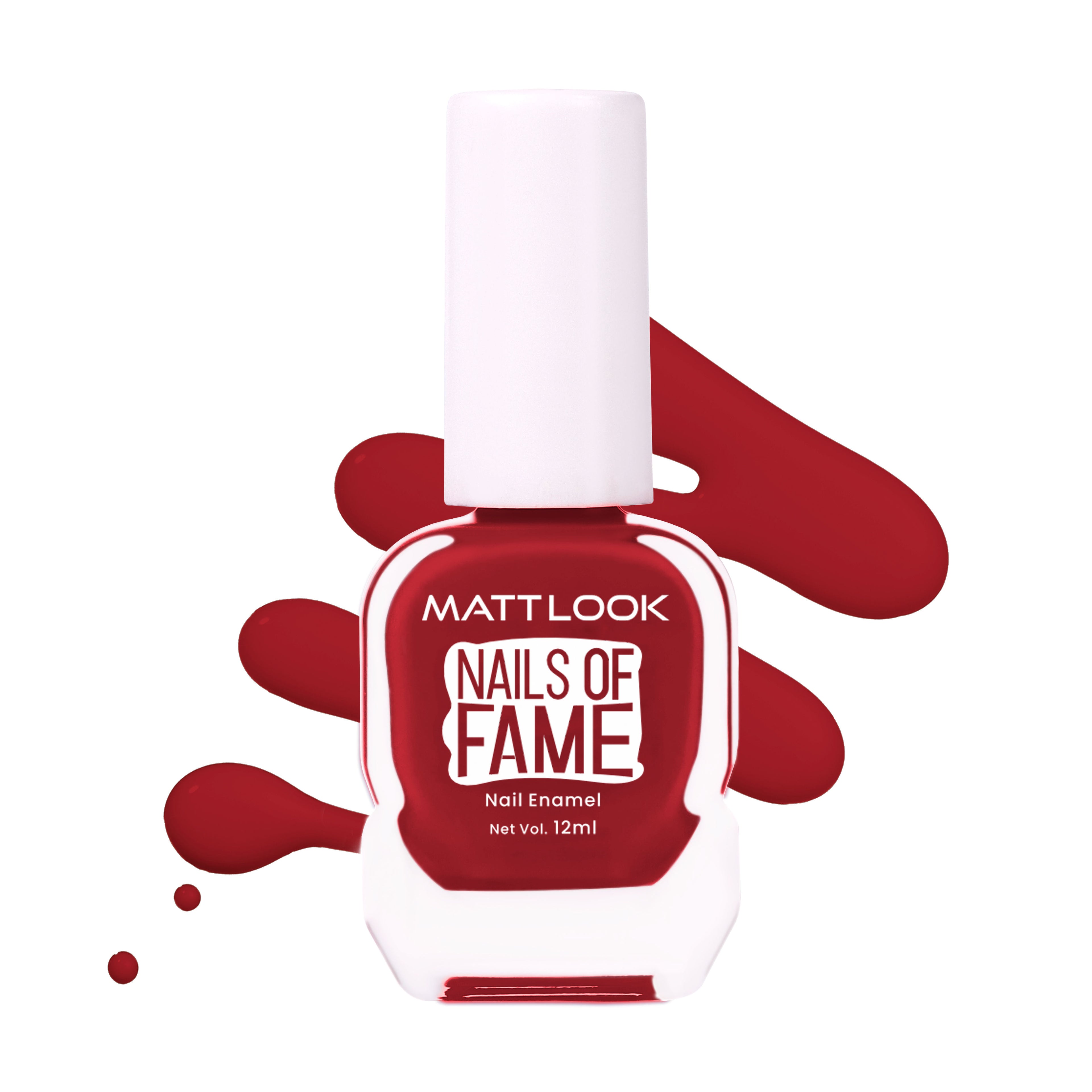 Nails Of Fame Nail Enamel - Power Red
