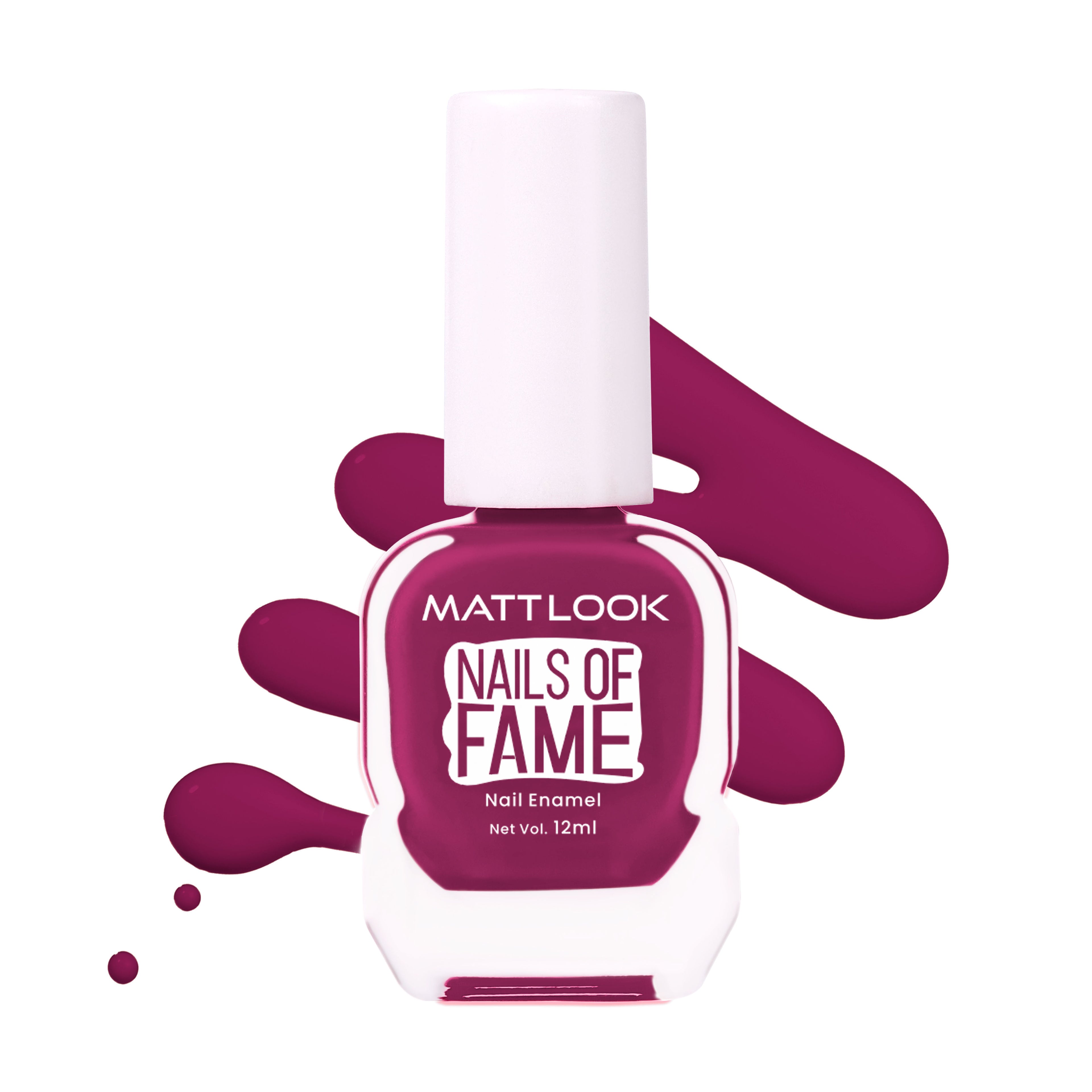 Nails Of Fame Nail Enamel - Plum Frost
