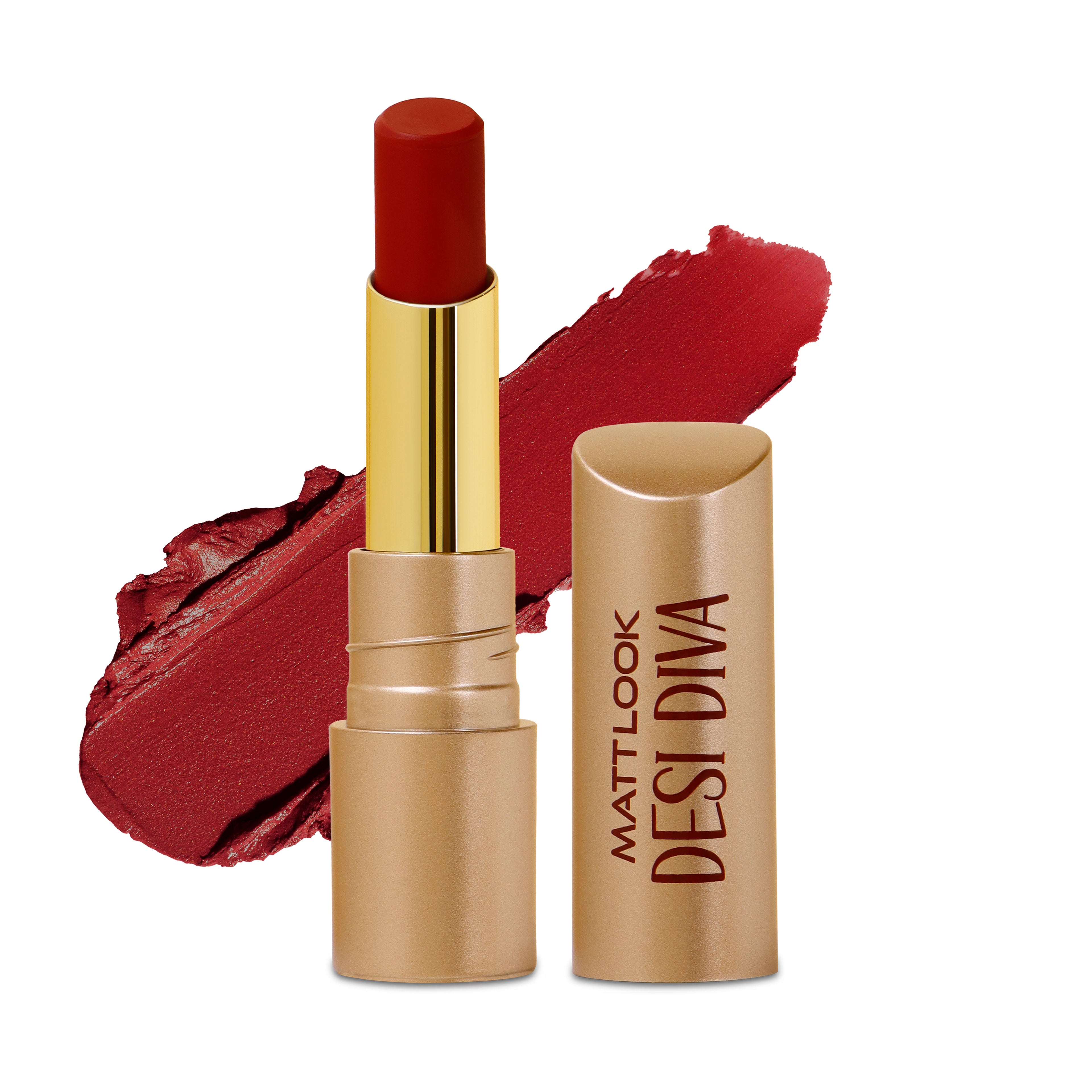 Desi Diva HD Matte Lipstick - Maroon Envy-11