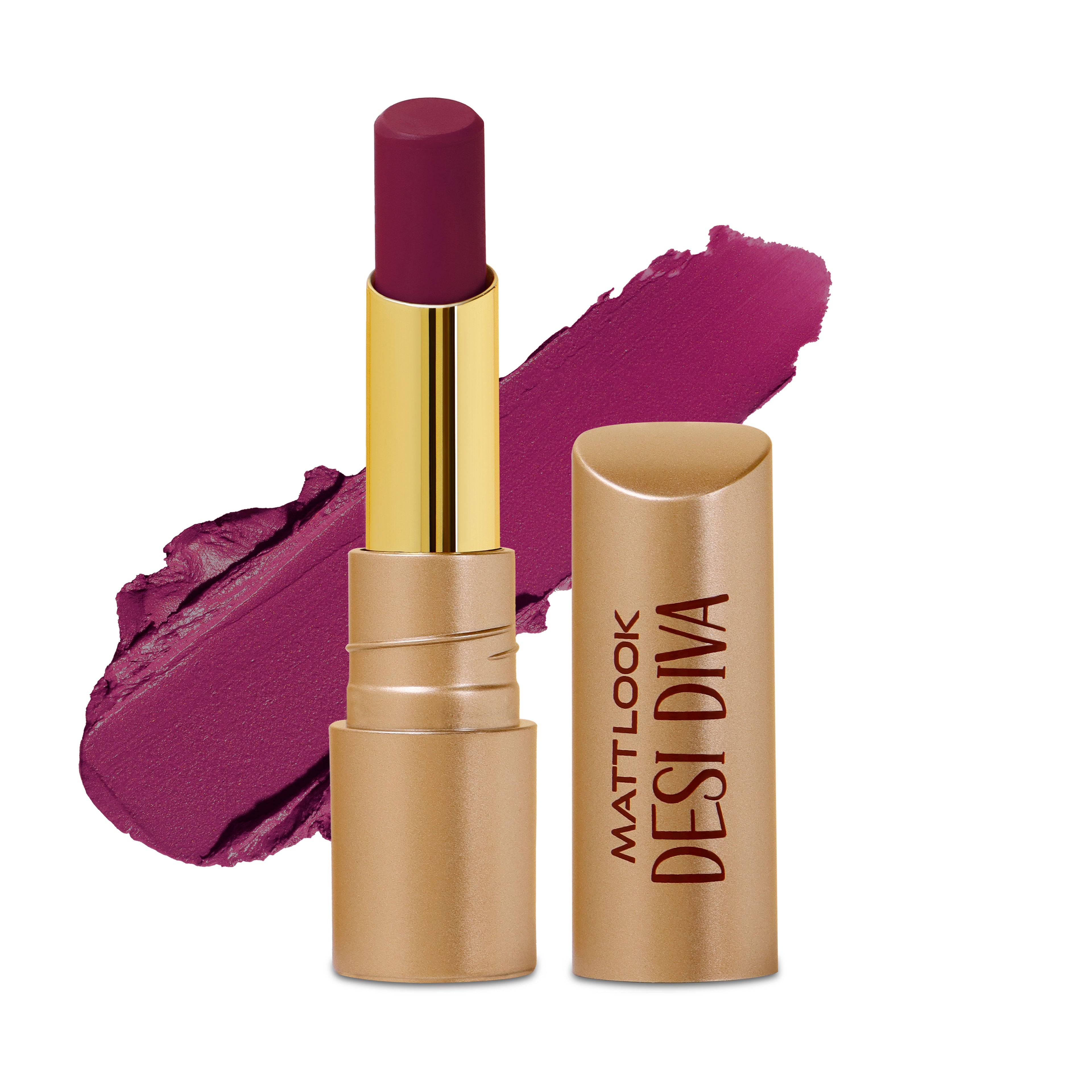Desi Diva HD Matte Lipstick - Plush Purple-15