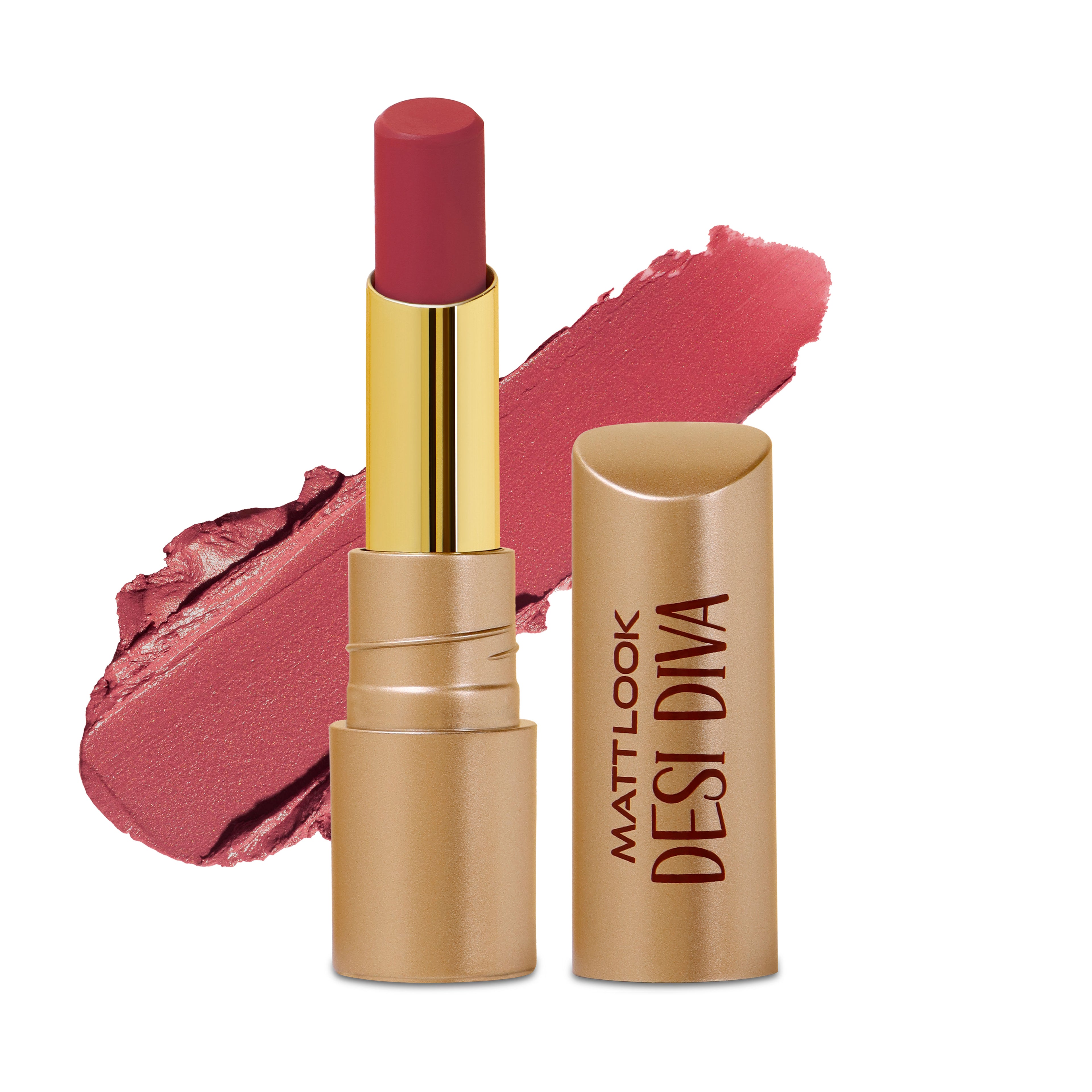 Desi Diva HD Matte Lipstick - Muted Rose-20