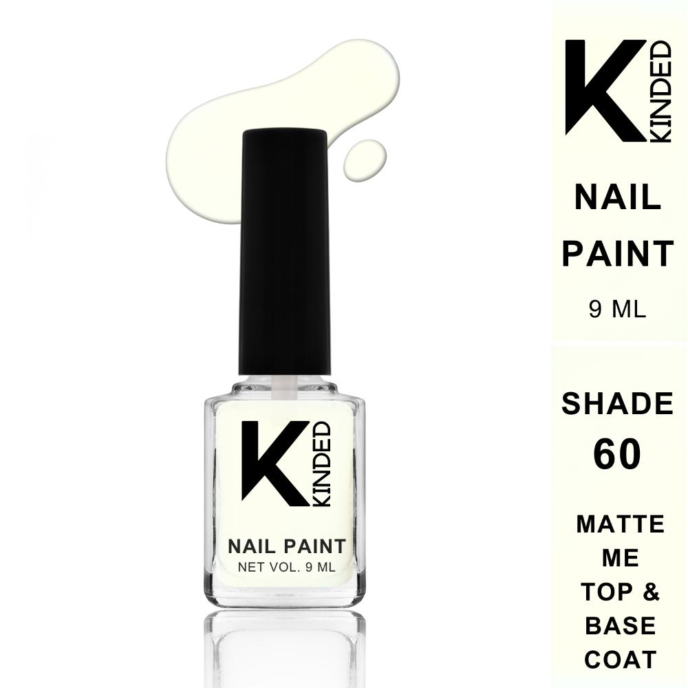 Nail Paint - 60 Matte Me Top And Base Coat
