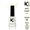 Nail Paint - 60 Matte Me Top And Base Coat