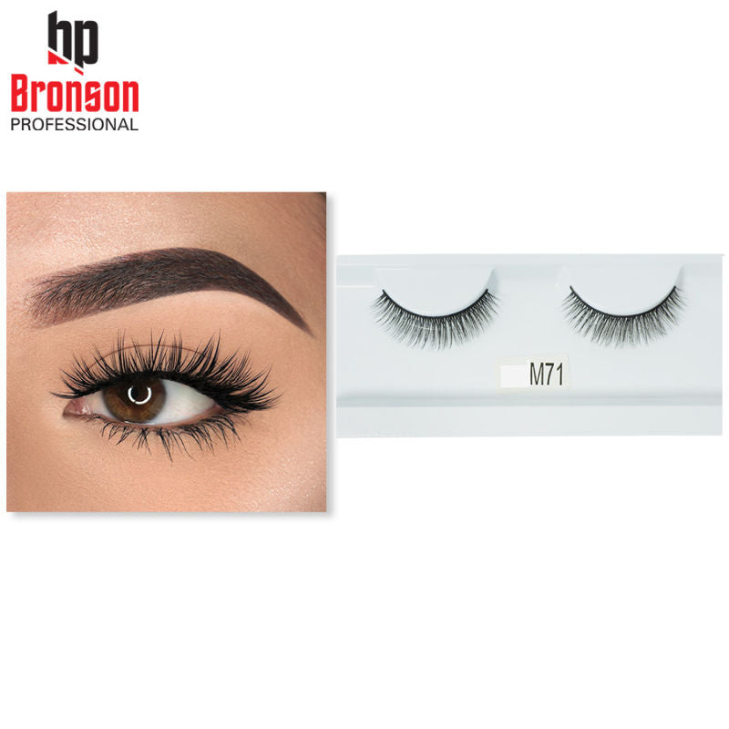Long and Natural Look False Eyelashes - M71