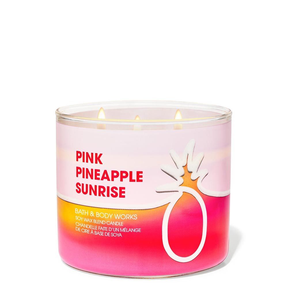 Pink Pineapple Sunrise 3-Wick Candle