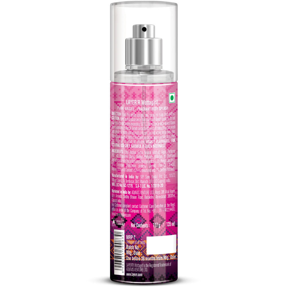 Layerr Wottagirl Pink Angel Body Splash For Her
