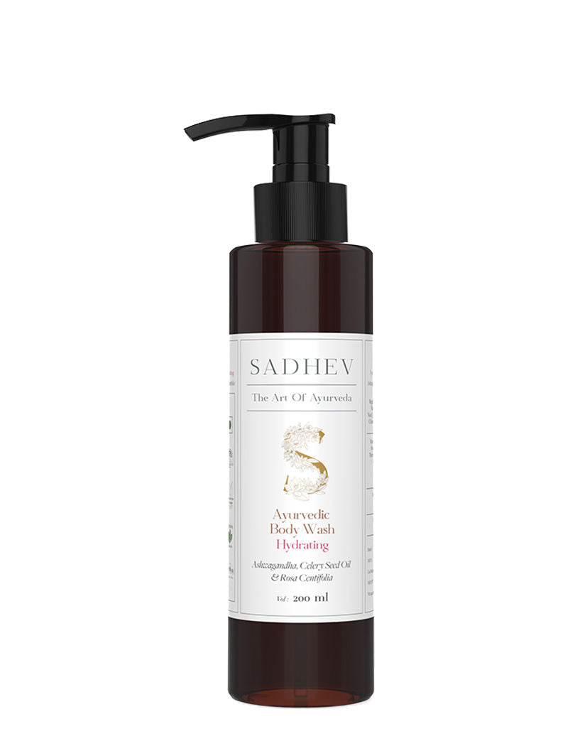 Ayurvedic Ashwagandha, Celery Seed Oil & Rosa Centifolia Hydrating Body Wash