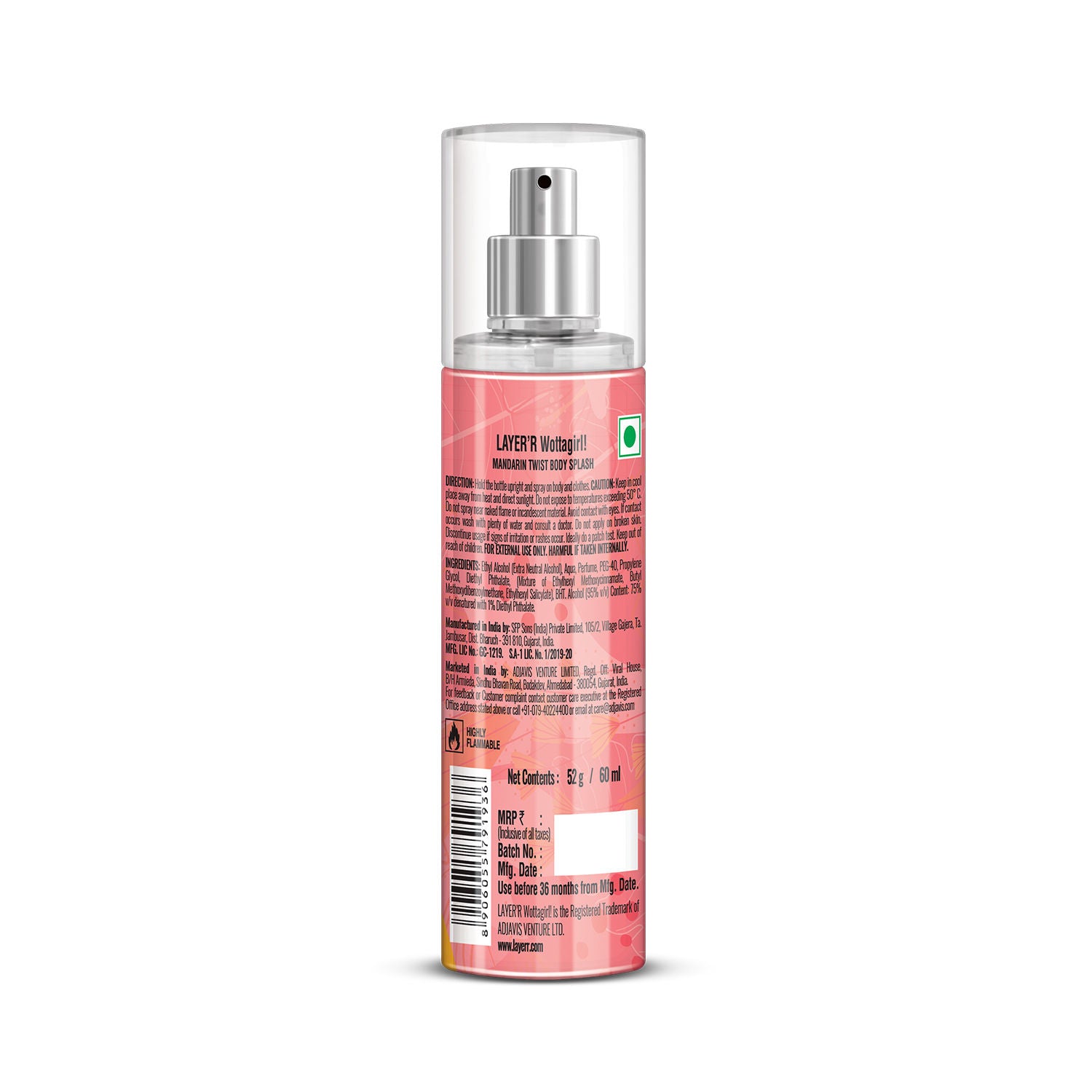Wottagirl! Mandarin Twist Fragrance Mist