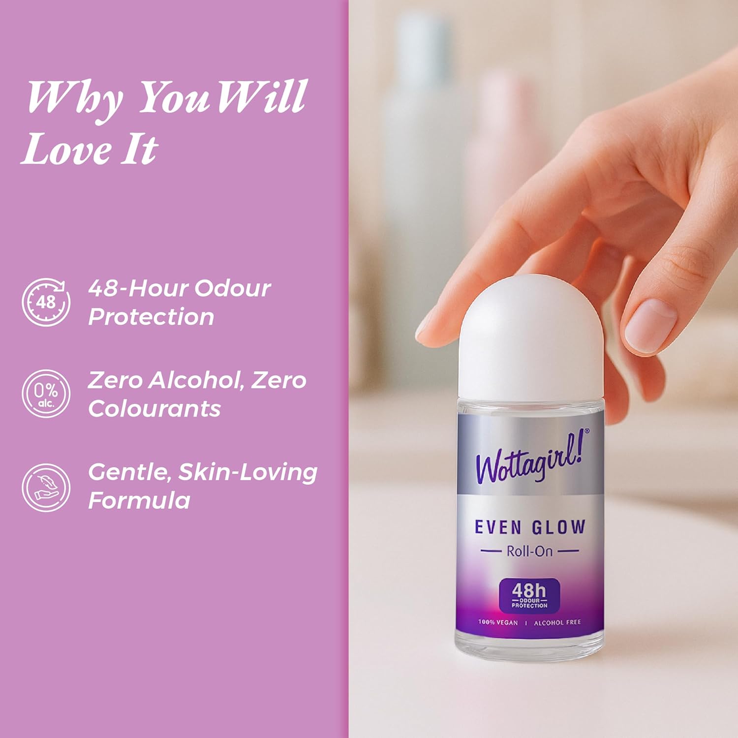 Wottagirl! Roll-On Even Glow Fragrance Mist