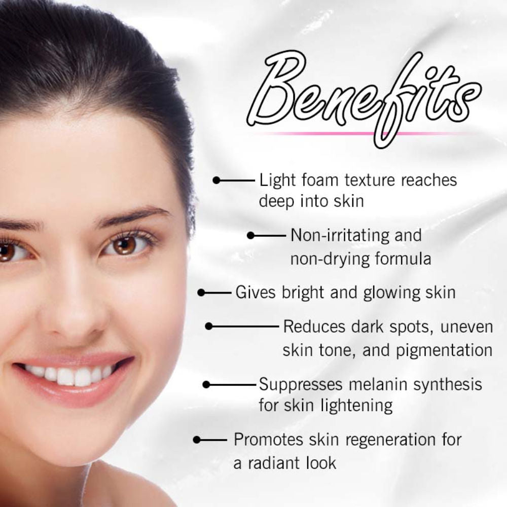 Plus Skin Whitening Foaming Face Wash