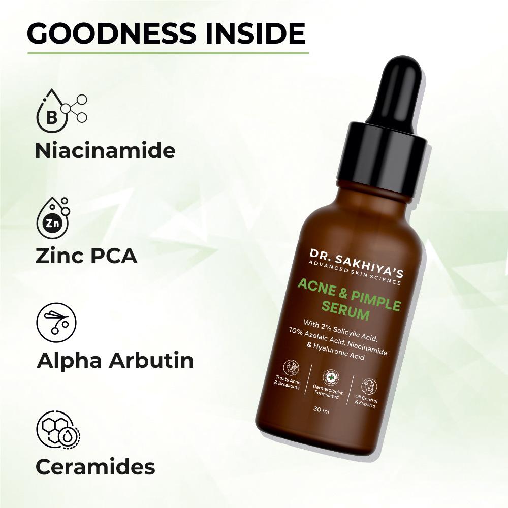 2% Salicylic Acid Serum Anti-Acne Treatment for Pimples & Clogged Pores