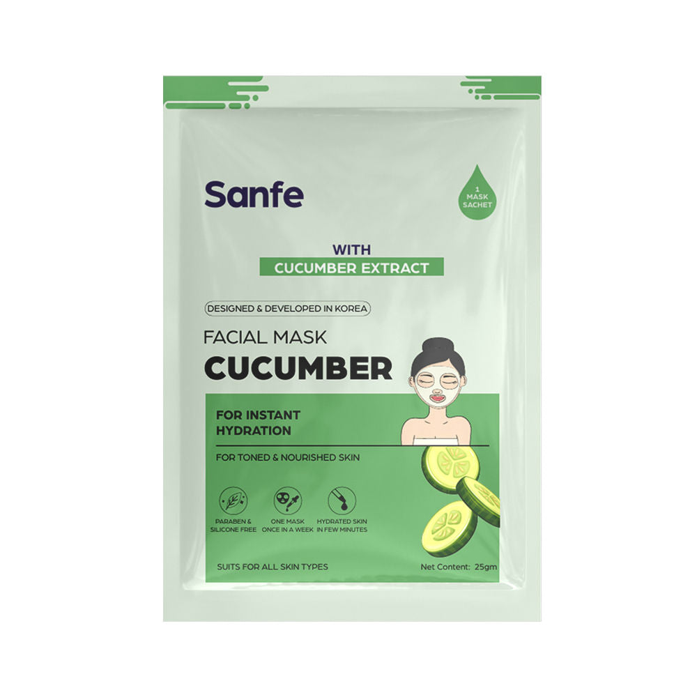 Instant Hydration Cucumber Facial Mask