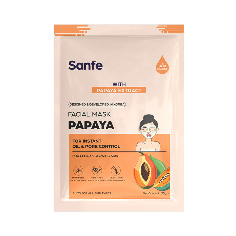 Instant Oil Control Papaya Facial Mask