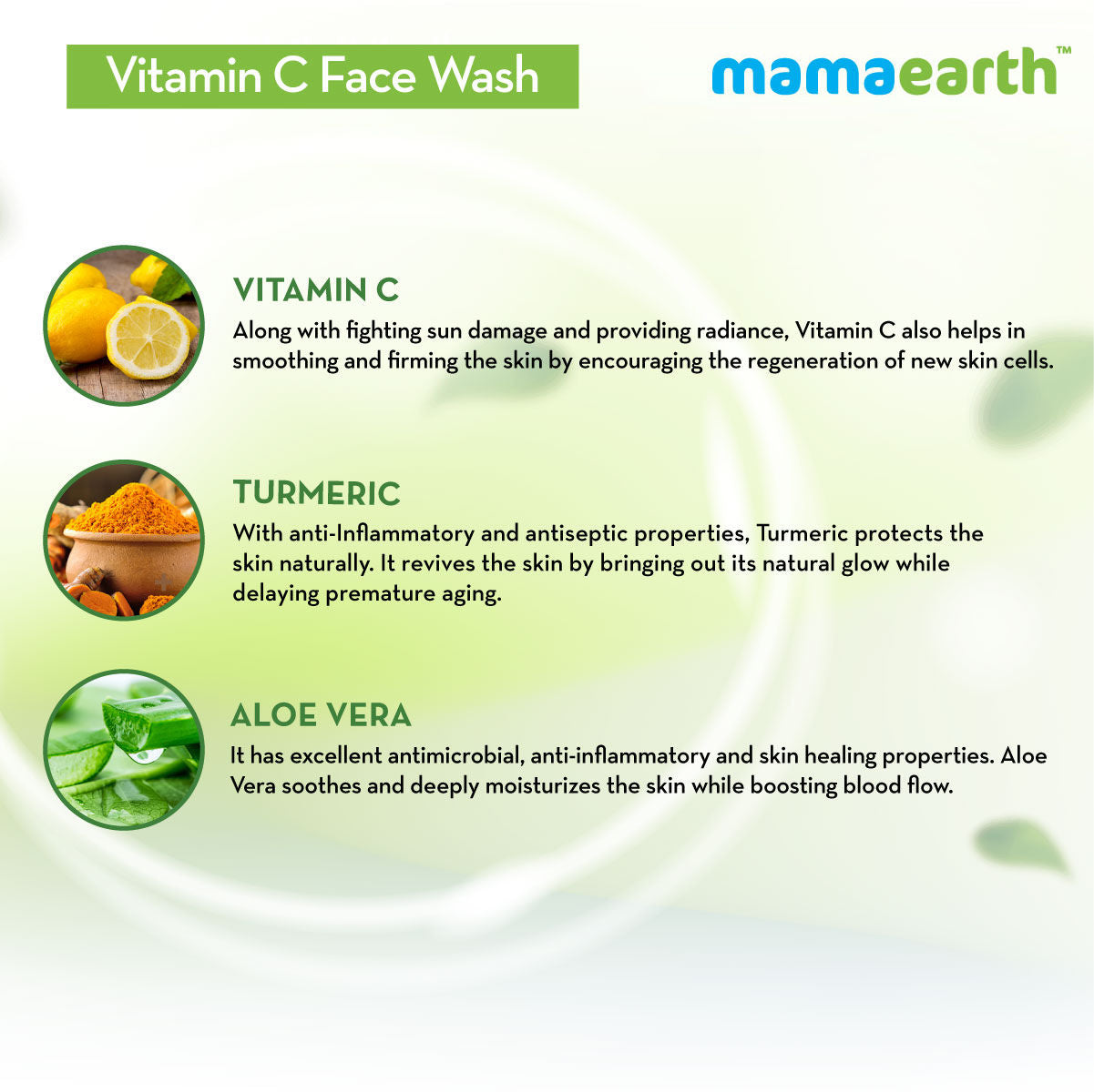 Vitamin C Face Wash With Vitamin C And Turmeric For Skin Illumination