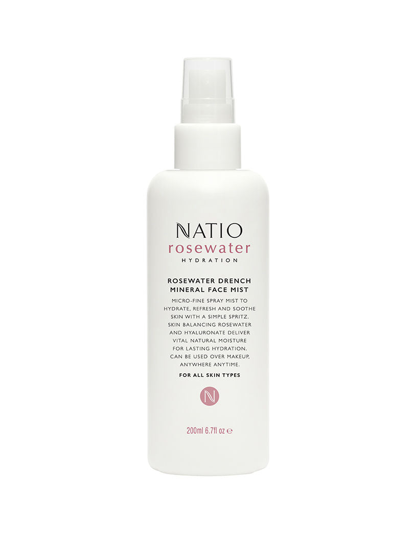 Rosewater Hydration Drench Mineral Face Mist
