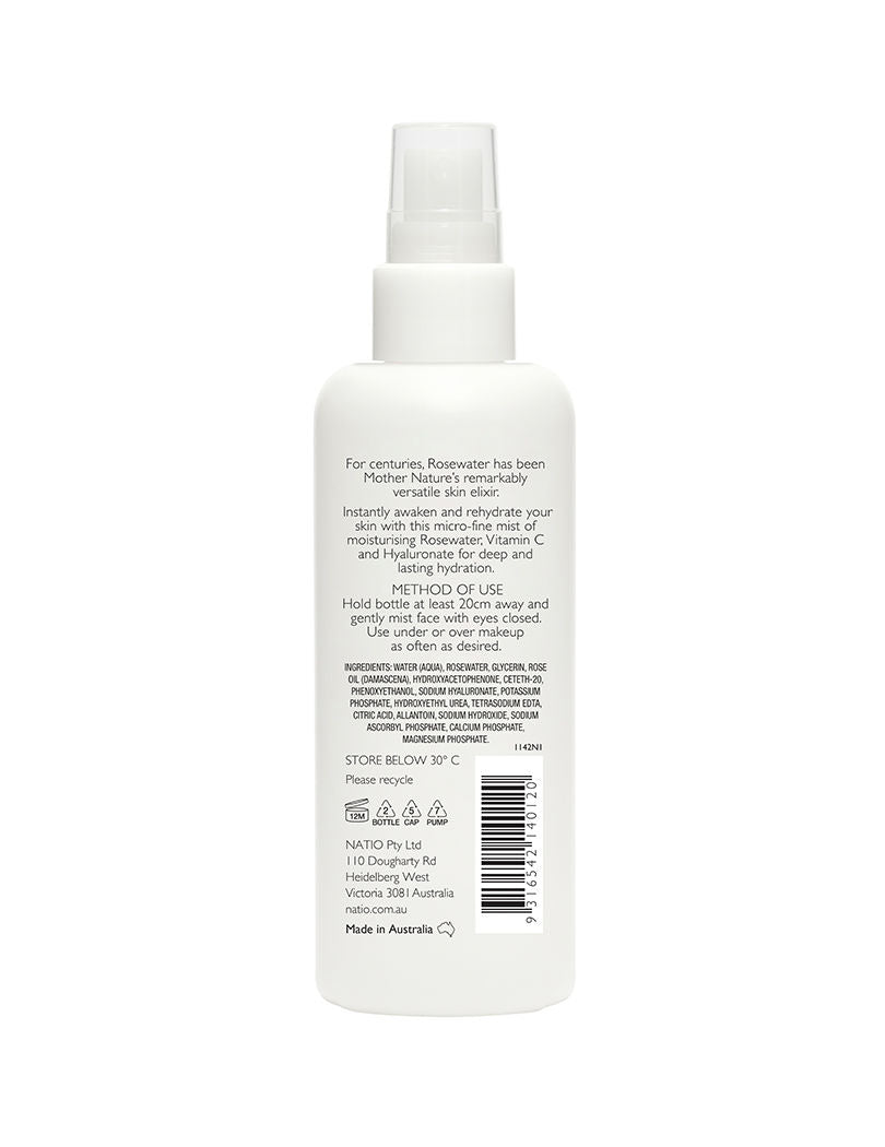Rosewater Hydration Drench Mineral Face Mist