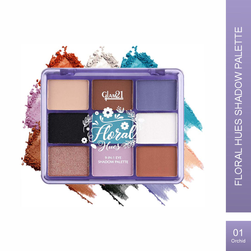 Floral Hues Eyeshadow Palette - Orchid - 01