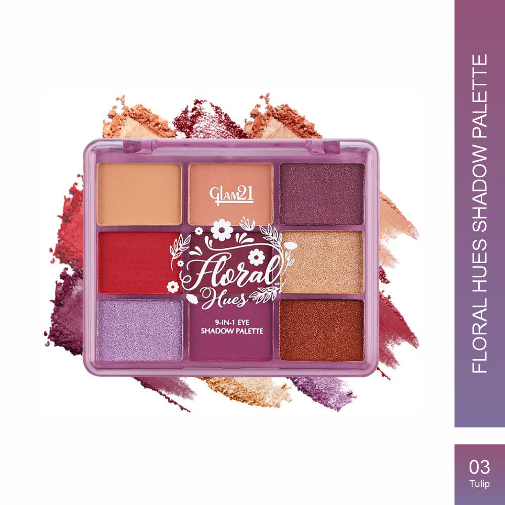 Floral Hues Eyeshadow Palette - Tulip - 03