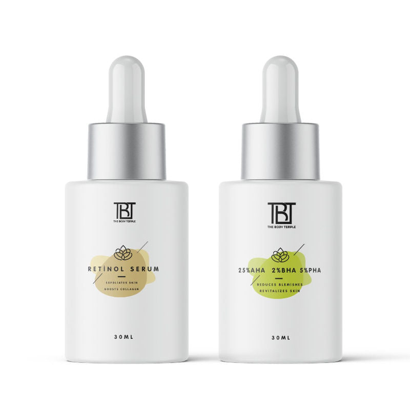 Retinol 0.3% & AHA 25% + BHA 2% + PHA 5% (30Ml Each - Pack Of 1)