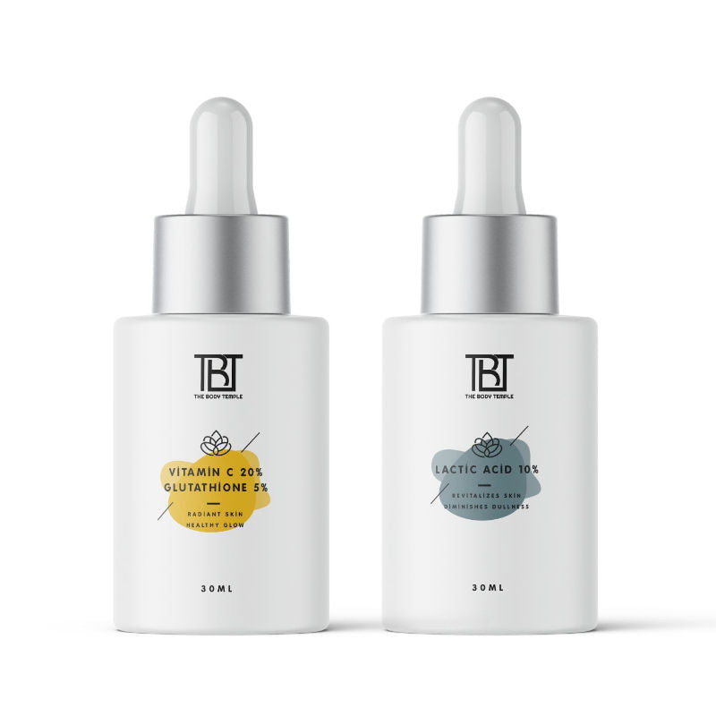 Vitamin C 20% + L-Glutathione 5% & Lactic Acid 10% (30Ml Each - Pack Of 1)