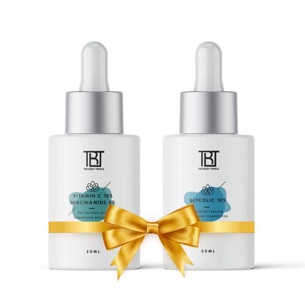 Vitamin C 10% & Niacinamide 5% + Glycolic Acid 10% (30Ml Each - Pack Of 1) - 60ml